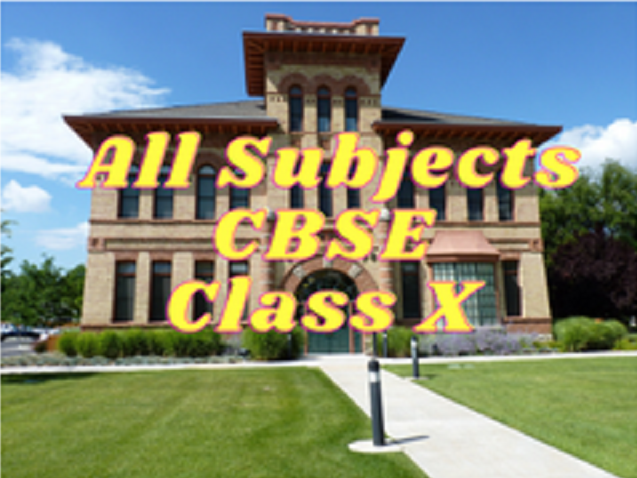All Subjects (CBSE) - Class X